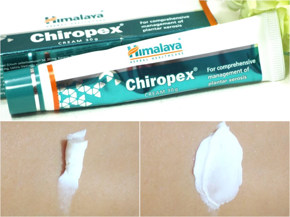Himalaya Chiropex Cream for Plantar Xerosis Review, Swatches MBF Blog