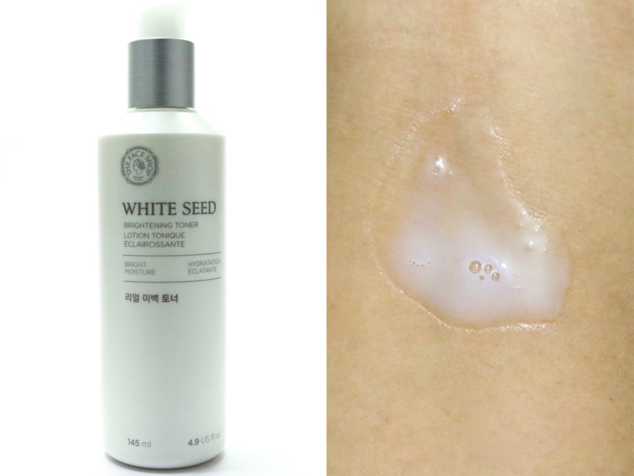 The Face Shop White Seed Brightening Toner Review MBF Blog