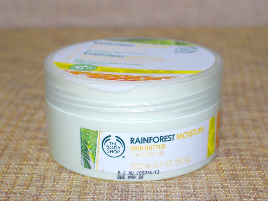 The Body Shop Rainforest Moisture Hair Butter Review