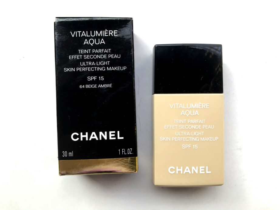 Chanel VitalumièRe Aqua Ultra Light Skin Perfecting Makeup SPF 15 Foundation Review, Swatches MBF