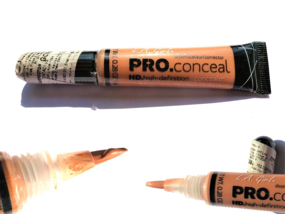 L.A. Girl Pro Conceal HD Peach Color Corrector Review, Swatches, Demo