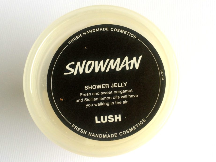LUSH Snowman Shower Jelly Review MBF