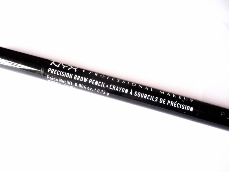 NYX Precision Brow Pencil Review, Swatches focus