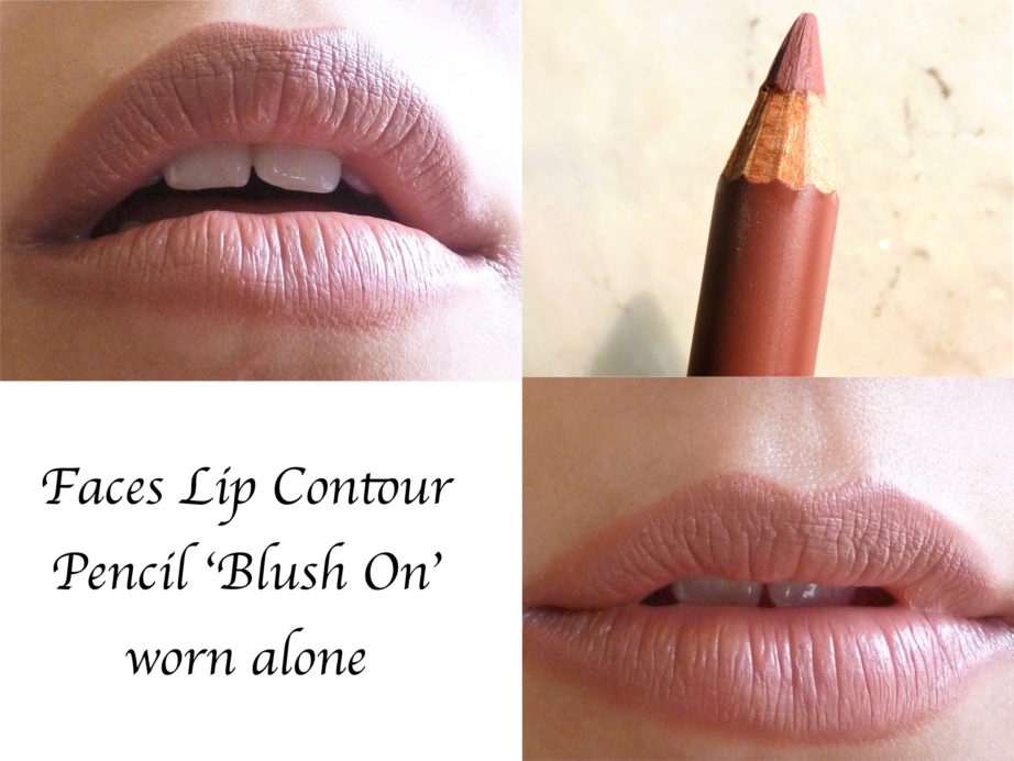 Faces Lip Contour Pencil Blush On Review, Swatches MBF Blog