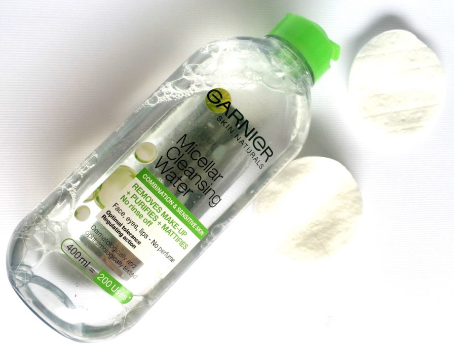 Garnier Micellar Cleansing Water Combination & Sensitive Skin Review, Demo
