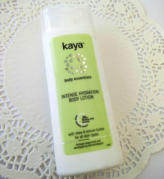 Kaya Intense Hydration Body Lotion Review