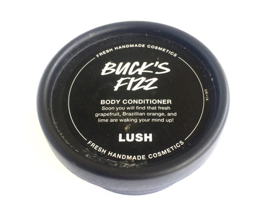 LUSH Buck's Fizz Body Conditioner Review