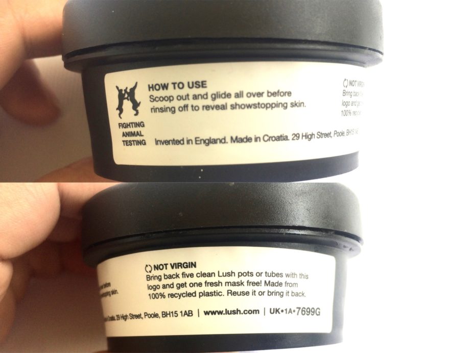 LUSH Buck's Fizz Body Conditioner Review details
