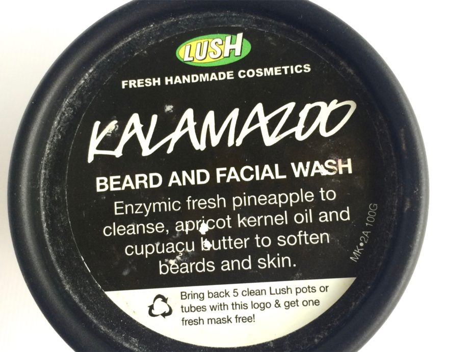 LUSH Kalamazoo Beard and Facial Wash Review MBF