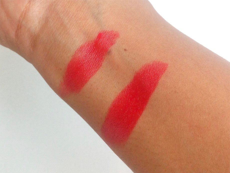 L'Oréal Colour Riche Lipcolour British Red 350 Review, Swatches Skin
