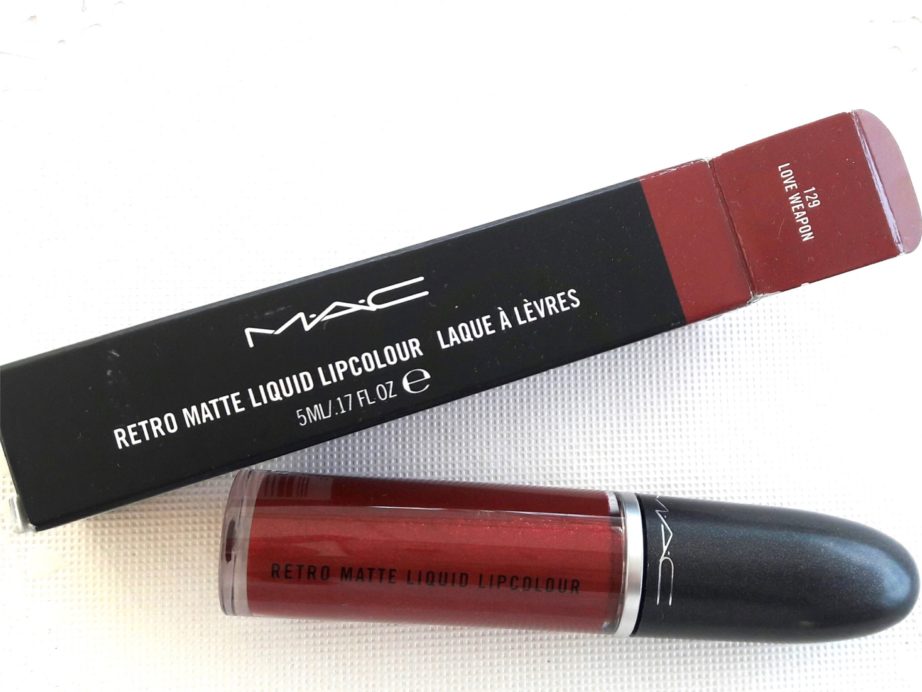 MAC Love Weapon Retro Matte Liquid Lipcolour Metallic Review, Swatches