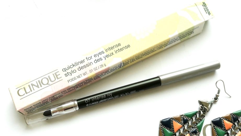 Clinique Intense Ivy 07 Quickliner For Eyes Intense Review, Swatches