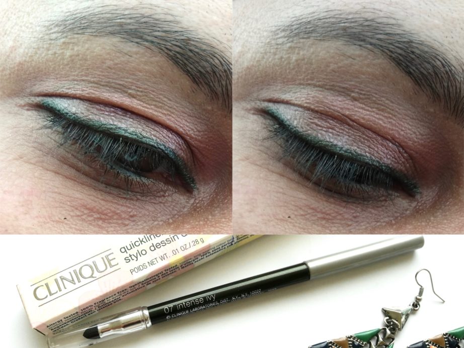 Clinique Intense Ivy 07 Quickliner For Eyes Intense Review, Swatches MBF Blog