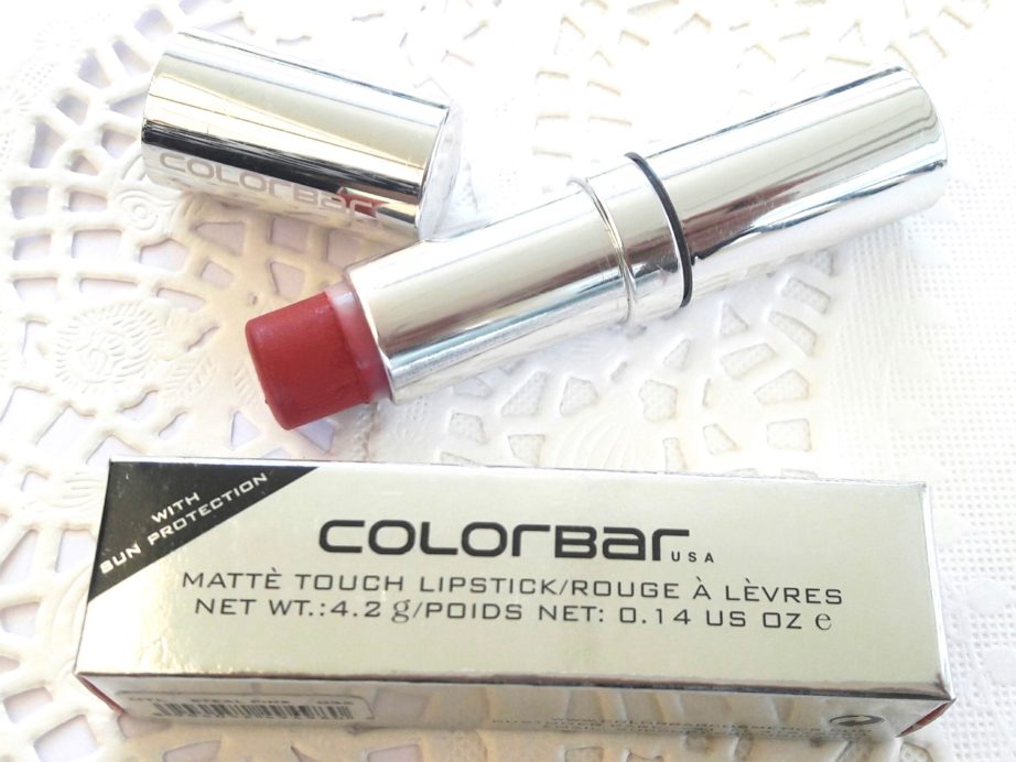 Colorbar Matte Touch Lipstick Steal Pink 32 Review, Swatches