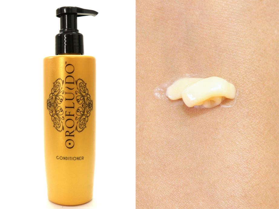 Orofluido Conditioner Review swatches