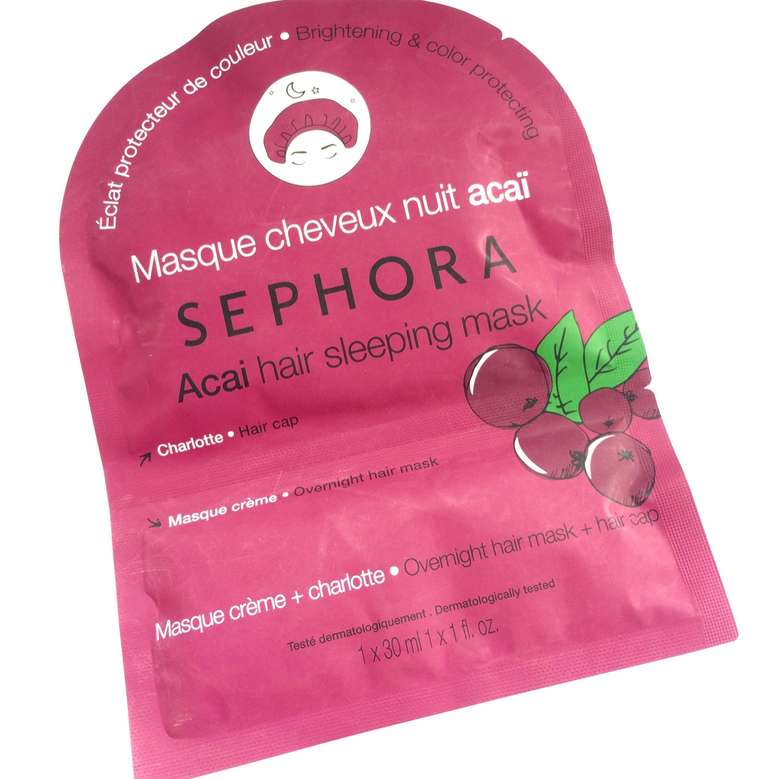 Sephora Acai Hair Sleeping Mask Review