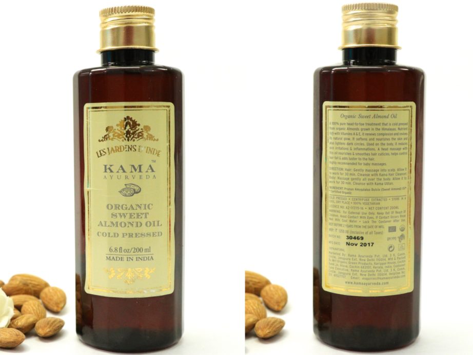 Kama Ayurveda Organic Sweet Almond Oil Review Blog MBF