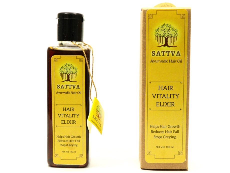 Sattva Hair Vitality Elixir Ayurvedic Oil Review