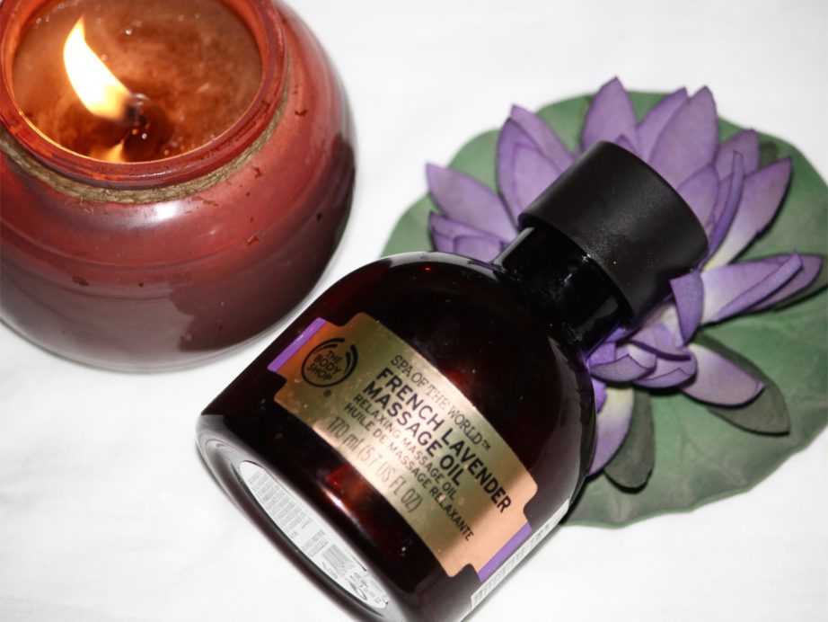 The Body Shop Spa Of The World French Lavender Massage Oil Review MBF