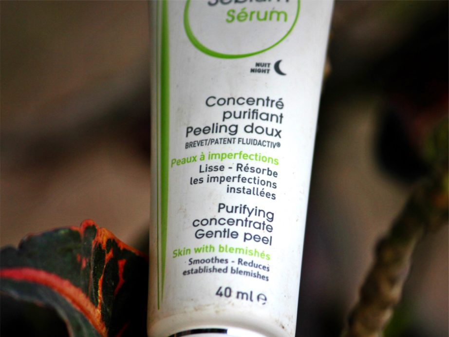 Bioderma Sebium Serum Purifying Concentrate Gentle Peel Review info