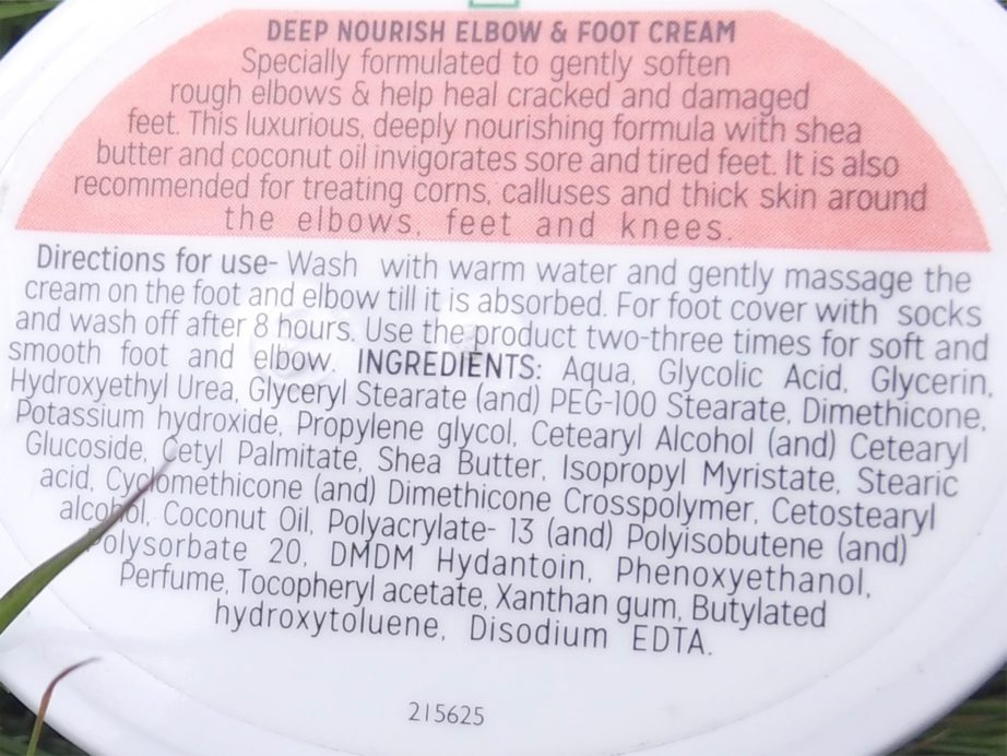Kaya Deep Nourish Elbow & Foot Cream Review, Swatches Ingredients