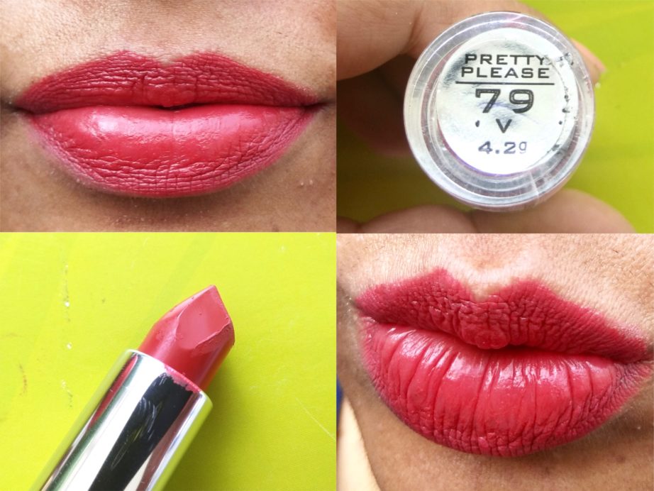 Colorbar Velvet Matte Lipstick Pretty Please 79 Review, Swatches MBF Blog