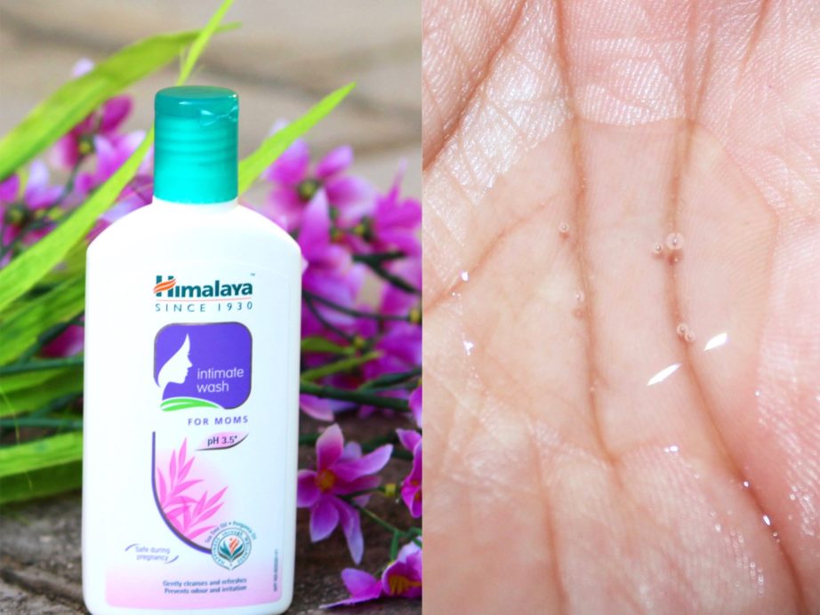 Himalaya Intimate Wash for Moms Review, Swatches skin