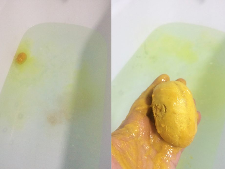 LUSH Golden Egg Bath Bomb Melt Review, Demo