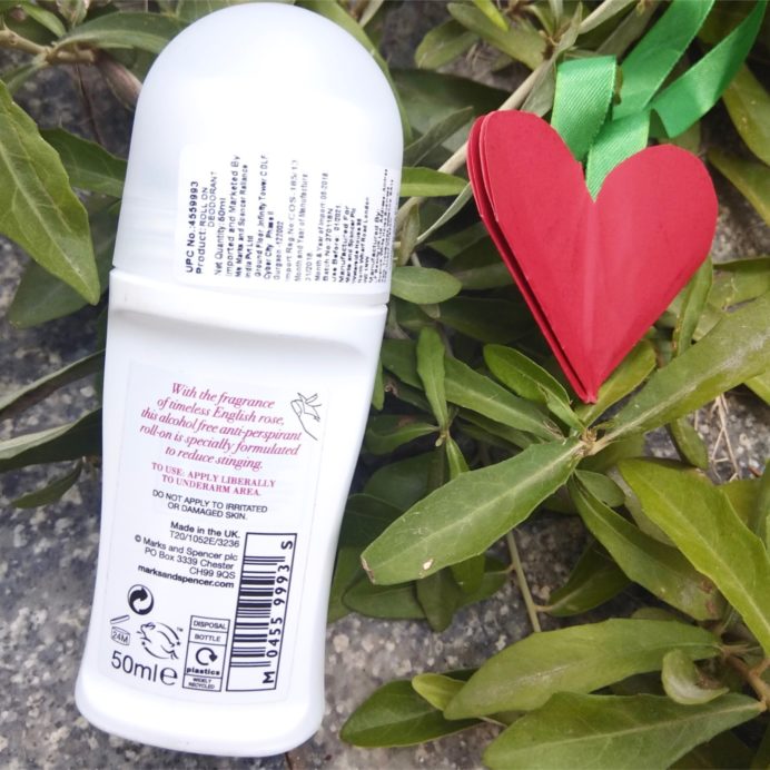 Marks & Spenser Rose Anti-Perspirant Roll-On Deodorant Review info