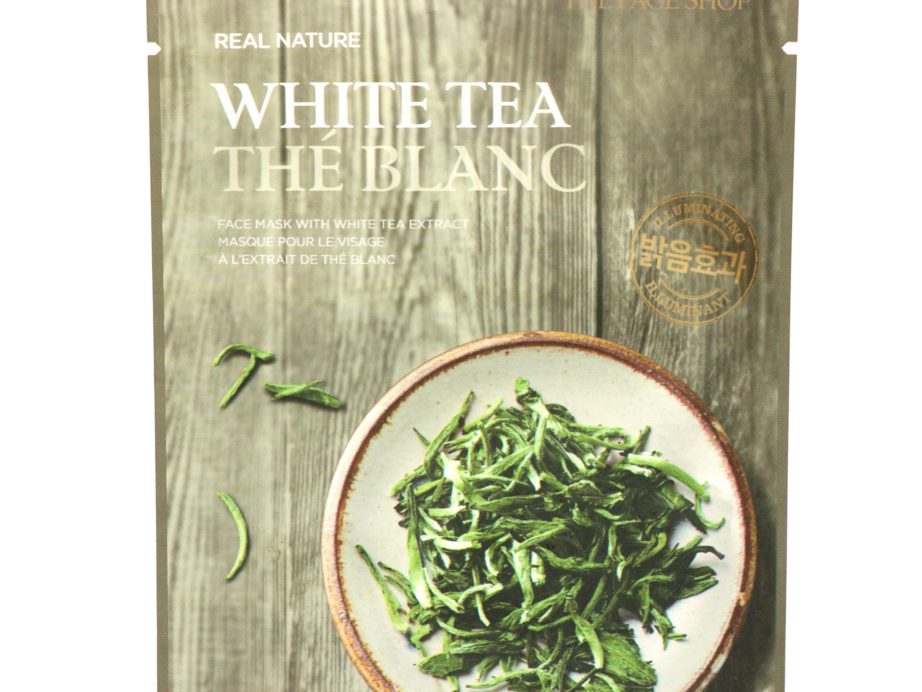 The Face Shop Real Nature White Tea Face Mask Review focus
