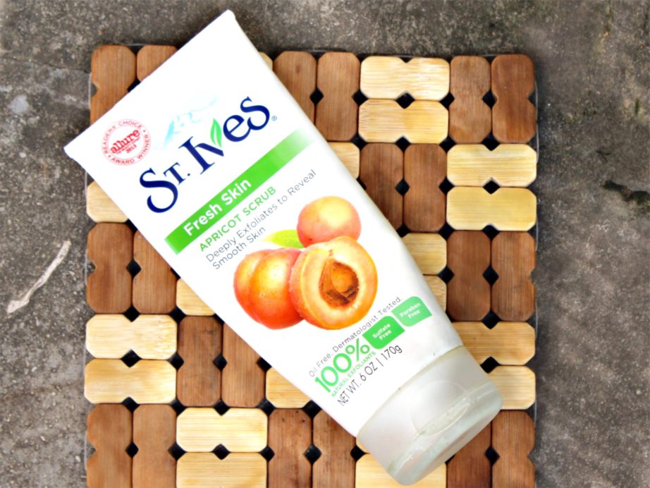 St. Ives Fresh Skin Apricot Scrub Review, Swatches