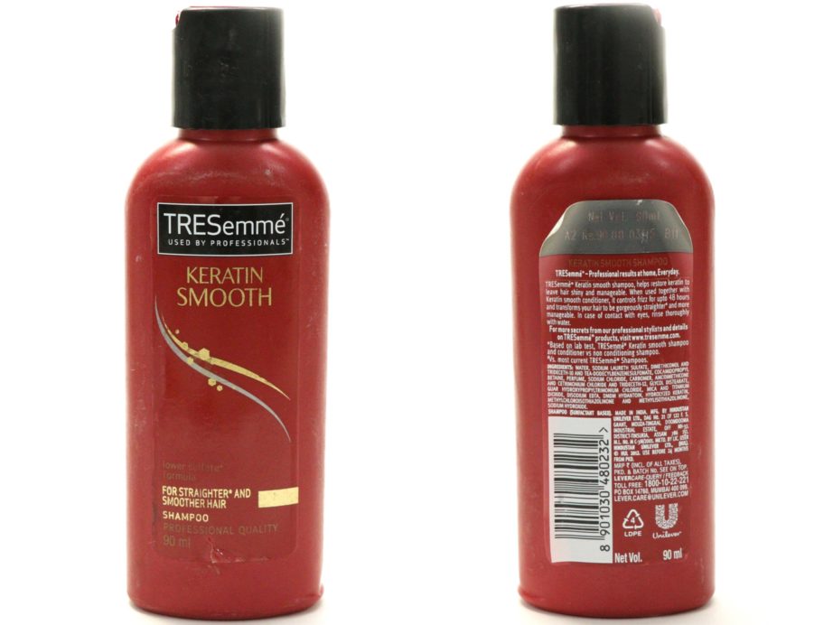 TRESemme Keratin Smooth Shampoo Review, Swatches