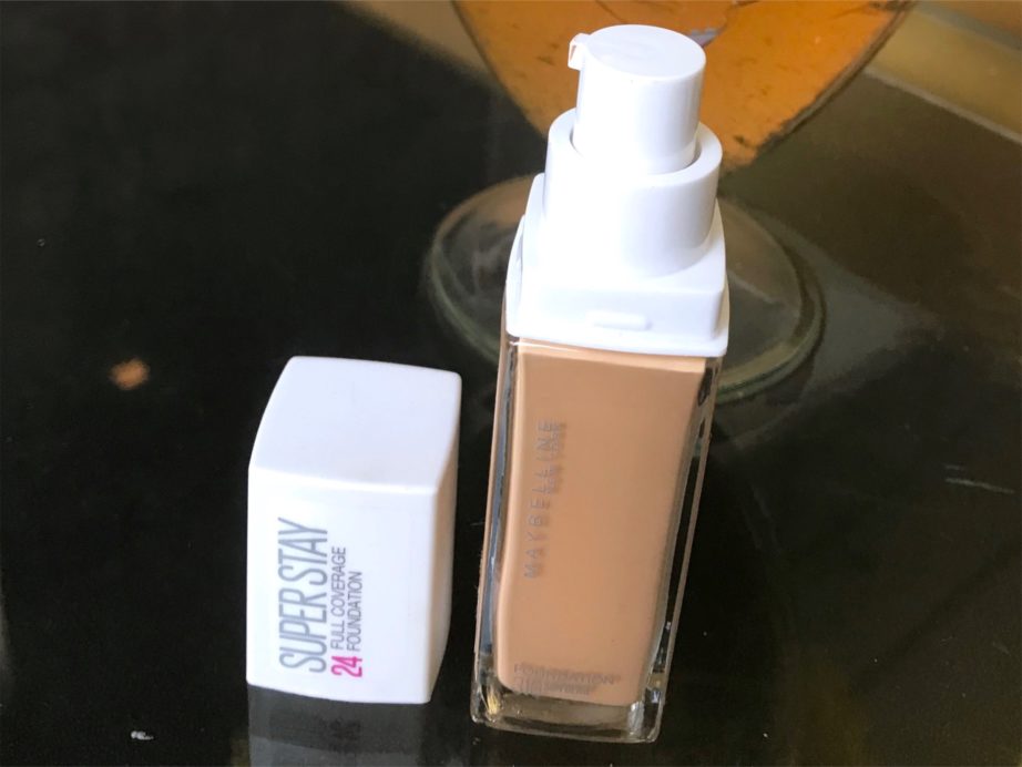 Maybelline Superstay 24 Hour Full Coverage Foundation Review, Swatches MBF