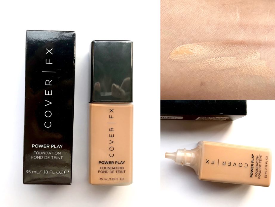 Cover FX Power Play Foundation Review, Swatches