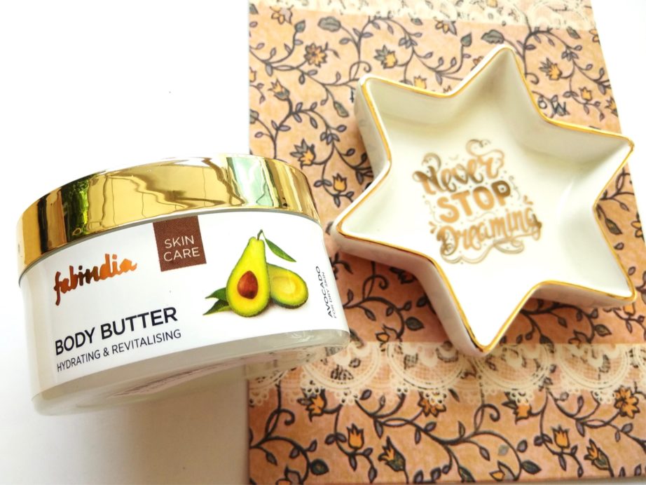 Fabindia Avocado Body Butter Review, Swatches