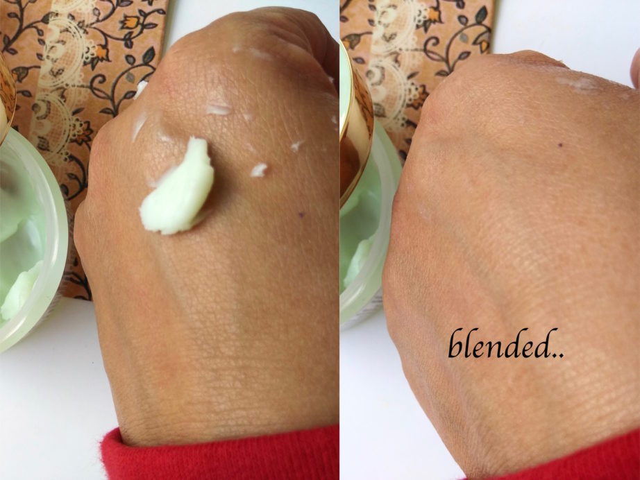 Fabindia Avocado Body Butter Review, Swatches skin