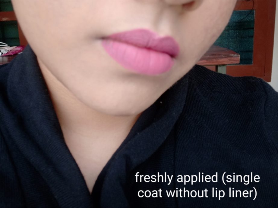Nykaa Matte To Last Liquid Lipstick Gul 17 Review, Swatches fresh before
