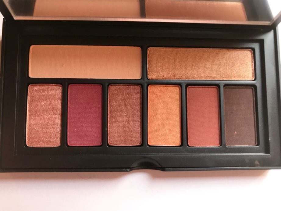Smashbox Ablaze Cover Shot Eye Palette Review, Swatches close up