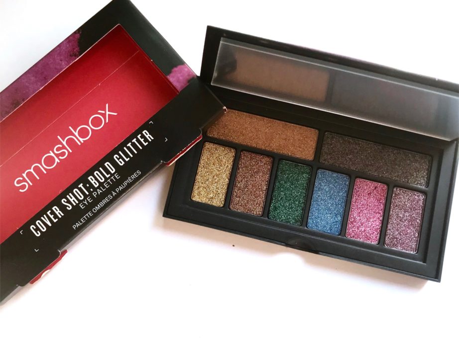 Smashbox Bold Glitter Cover Shot Eye Palette Review, Swatches