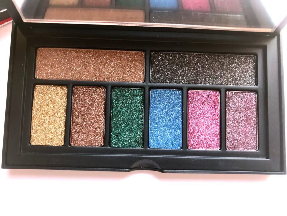 Smashbox Bold Glitter Cover Shot Eye Palette Review, Swatches shades