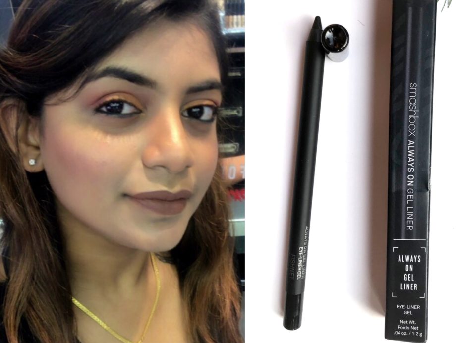 Smashbox Fishnet Always On Gel Liner Review, Swatches MBF Makeup look