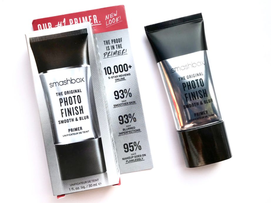 Smashbox The Original Photo Finish Smooth & Blur Primer Review, Swatches, Demo MBF