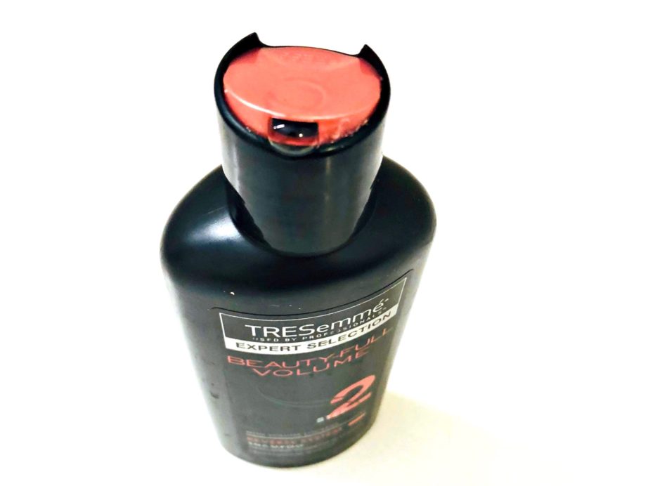 TRESemmé Beauty-Full Volume Reverse System Shampoo Review, Swatches top