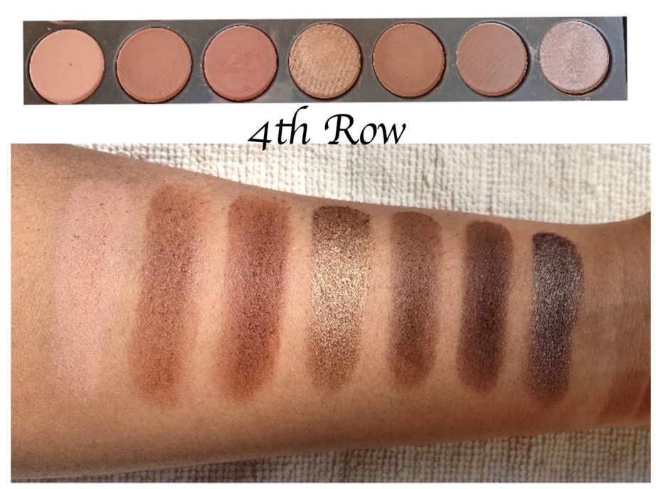 Absolute New York ICON Pro Eyeshadow Palette Sahara Sunset Review, Swatches 4