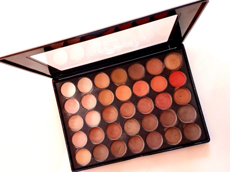 Absolute New York ICON Pro Eyeshadow Palette Sahara Sunset Review, Swatches