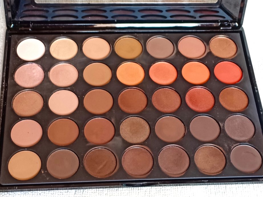 Absolute New York ICON Pro Eyeshadow Palette Sahara Sunset Review, Swatches Focus HD