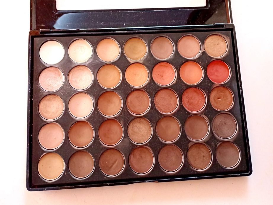 Absolute New York ICON Pro Eyeshadow Palette Sahara Sunset Review, Swatches MBF Blog