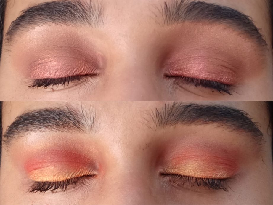 Absolute New York ICON Pro Eyeshadow Palette Sahara Sunset Review, Swatches MBF Eye Makeup Look