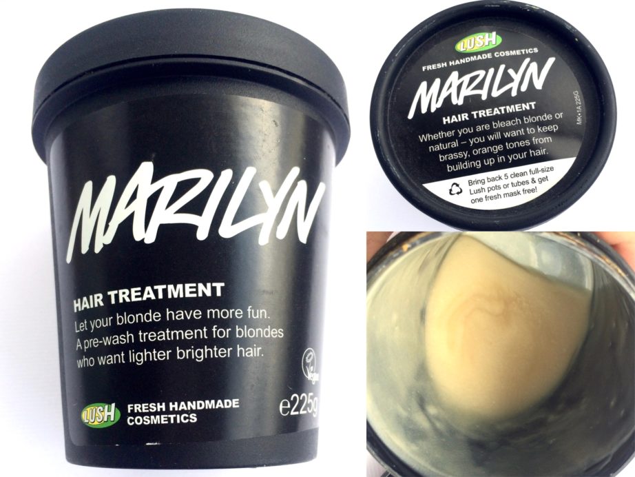LUSH Marilyn Hair Treatment Review, Swatches