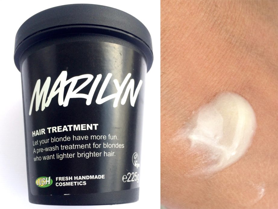LUSH Marilyn Hair Treatment Review, Swatches MBF Blog